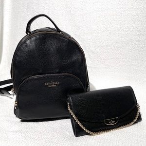 Kate Spade New York Backpack and chain wallet